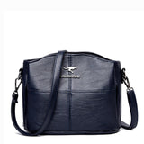 Women's Vegan Leather Crossbody Bag with Adjustable Strap