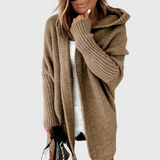 Women's Oversized Hooded Knit Cardigan