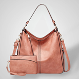 Large Multi-Strap Shoulder Bag with Pouch