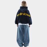Love Oversized Hoodie Soft Breathable Fabric for Women