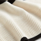 Classic Striped Oversized Knit Sweater