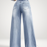 Women's Mid-Rise Wide-Leg Relaxed Denim Jeans