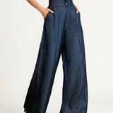 Bessie | Wide-Leg Jeans with Front Closure