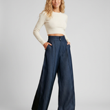 Bessie | Wide-Leg Jeans with Front Closure
