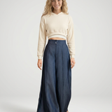 Bessie | Wide-Leg Jeans with Front Closure