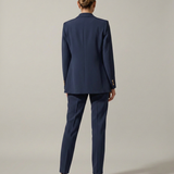 Women's Tailored Blazer and Straight-Leg Trouser Set