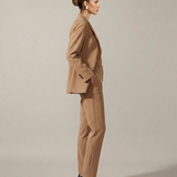 Women's Tailored Blazer and Straight-Leg Trouser Set