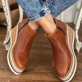 Platform Chelsea Ankle Boots