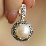 Women's Sterling Silver Pearl Pendant Necklace