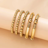 Women's Beaded Stretch Bracelet Set of 5