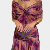 Alondra | Floral Pleated Maxi Dress