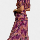 Alondra | Floral Pleated Maxi Dress