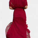 Alondra | Floral Pleated Maxi Dress