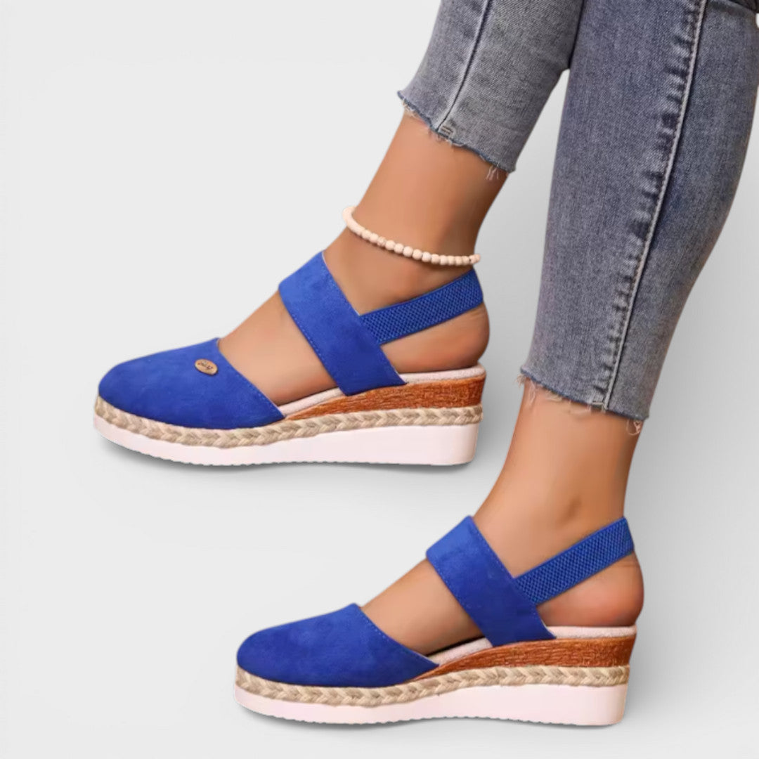 Mary Jane Espadrille Platform Sandals