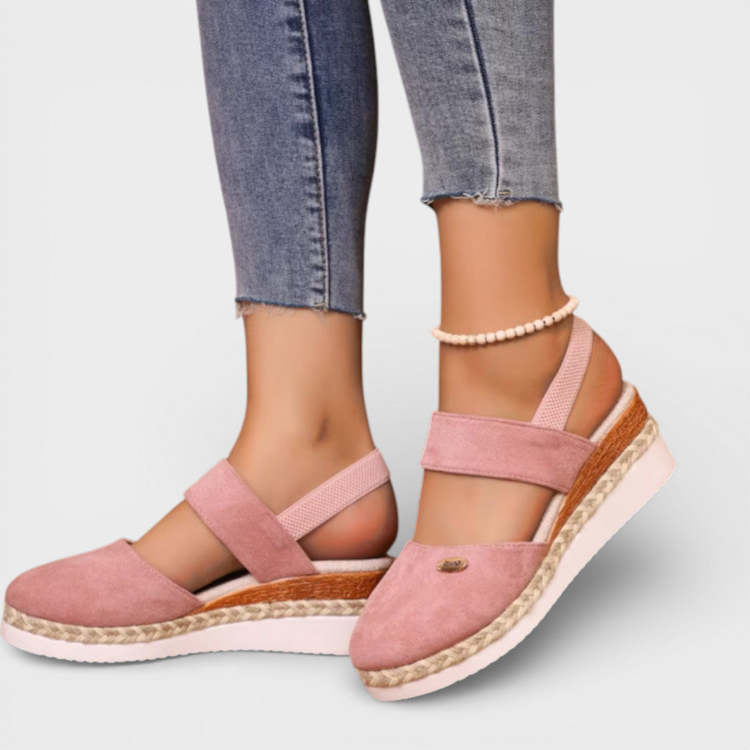 Mary Jane Espadrille Platform Sandals