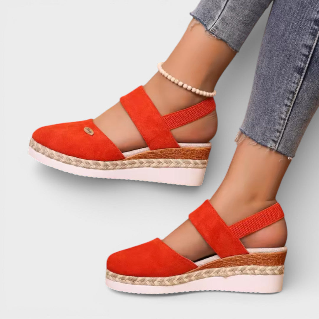 Mary Jane Espadrille Platform Sandals