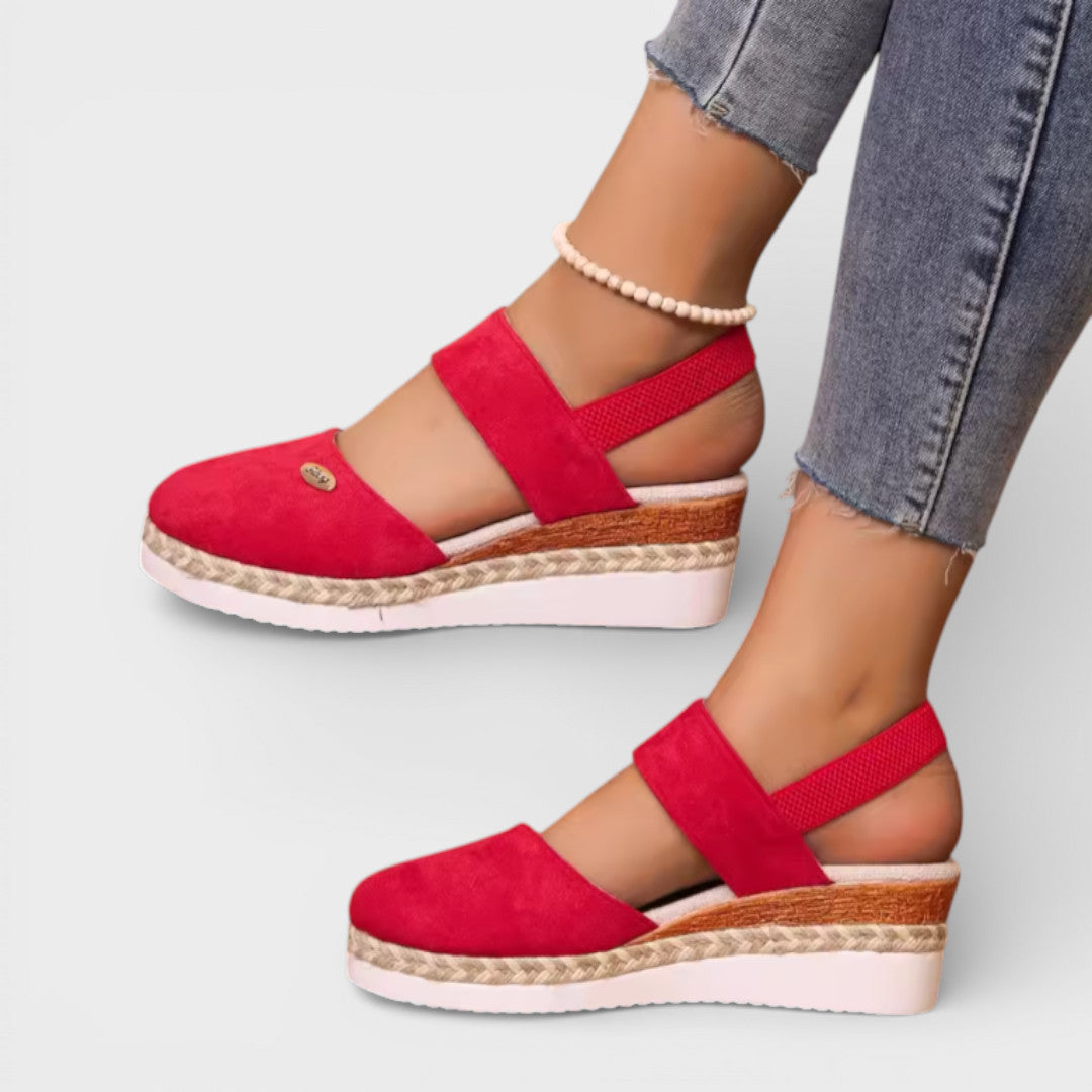Mary Jane Espadrille Platform Sandals