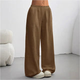 High Waist Wide Leg Lounge Trousers