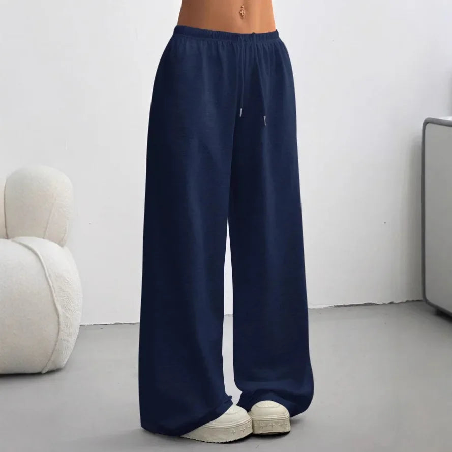 High Waist Wide Leg Lounge Trousers