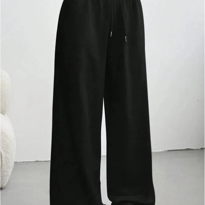 High Waist Wide Leg Lounge Trousers