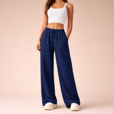 High Waist Wide Leg Lounge Trousers