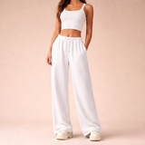 High Waist Wide Leg Lounge Trousers