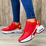 Lightweight Lace-Up Running Sneakers