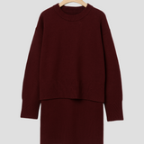 Cozy Sweater and Mini Skirt Set