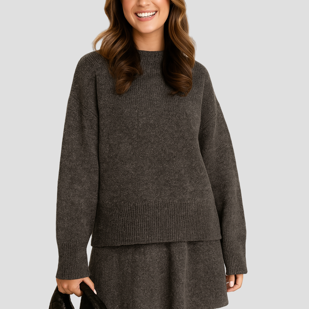 Cozy Sweater and Mini Skirt Set