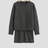 Cozy Sweater and Mini Skirt Set