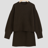 Cozy Sweater and Mini Skirt Set