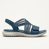 Women's Multi-Strap Open-Toe Flat Sandals