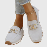 Women's Slip-On Loafers with Cushioned Sole