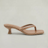 Women's Strappy Open-Toe Kitten Heel Sandals