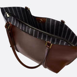 Women's Spacious PU Leather Shoulder Tote Bag