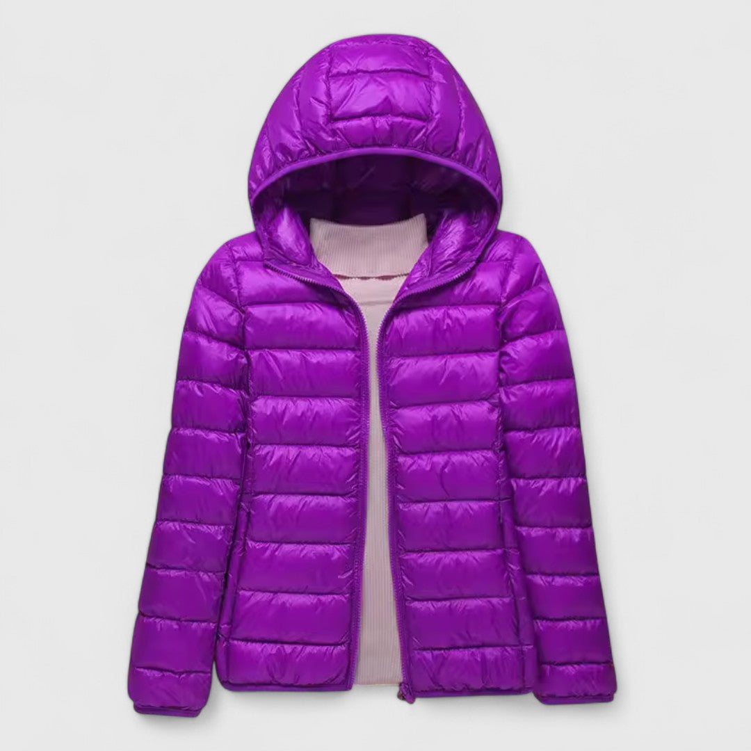 Hooded Lightweight Quilted Puffer Jacket