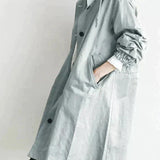 Women's Hooded Longline Raincoat Waterproof Breathable