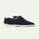 Suede Lace Up Casual Loafers