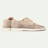 Suede Lace Up Casual Loafers