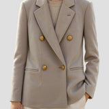 Women’s Gray Plaid Blazer