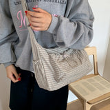 Women's Lightweight Nylon Crossbody Bag with Adjustable Strap