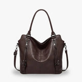 Women's Large Vegan Leather Crossbody Bag