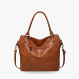 Women's Large Vegan Leather Crossbody Bag