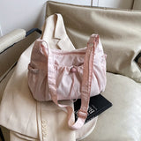 Women's Lightweight Nylon Crossbody Bag with Adjustable Strap
