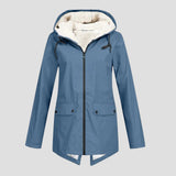 Waterproof Trench Coat with Hood