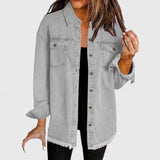 Oversized Button Front Shacket