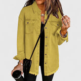 Oversized Button Front Shacket