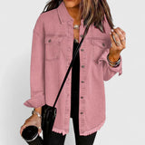 Oversized Button Front Shacket