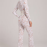 Vivienne | Tailored Lace Jumpsuit