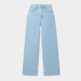 Wide Leg Light Denim Jeans